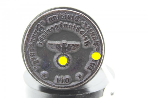 STEMPEL, 10. XX Panzerdivision “Brunsburg“ Feldstandsgericht sowie Nr. 011 Sammleranfertigung