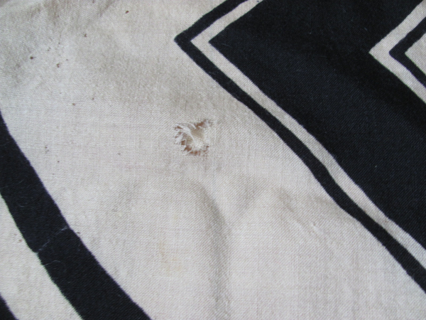 Large Imperial War Flag of the German Navy, 150 cm x 250 cm, with manufacturer's mark