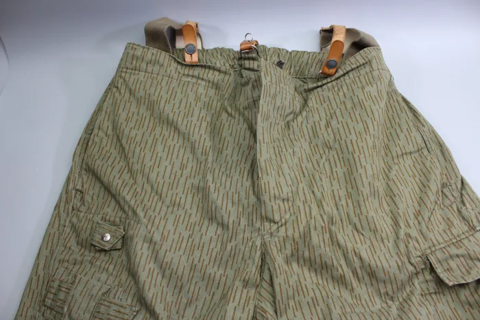 Original East German Army (NVA) camouflage trousers, East German military combat trousers, camouflage pants