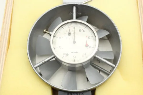 Windmesser Flügelradanemometer, Anemometer Hersteller Thies Clima mit Eichschein