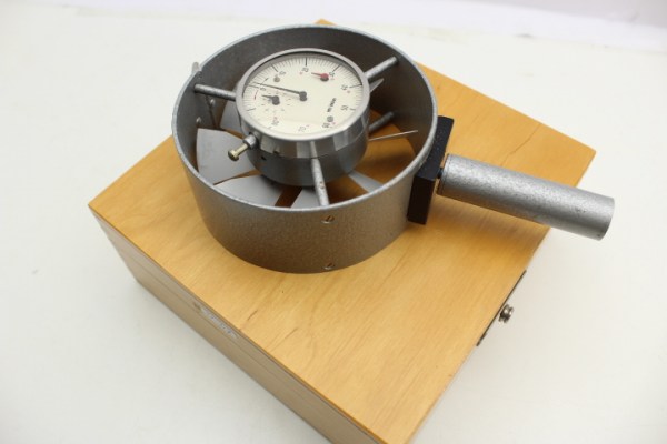 Windmesser Flügelradanemometer, Anemometer Hersteller Thies Clima mit Eichschein