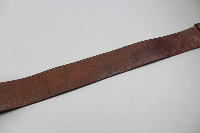GDR Leather Belt / Officer's Belt (NVA) – Brown