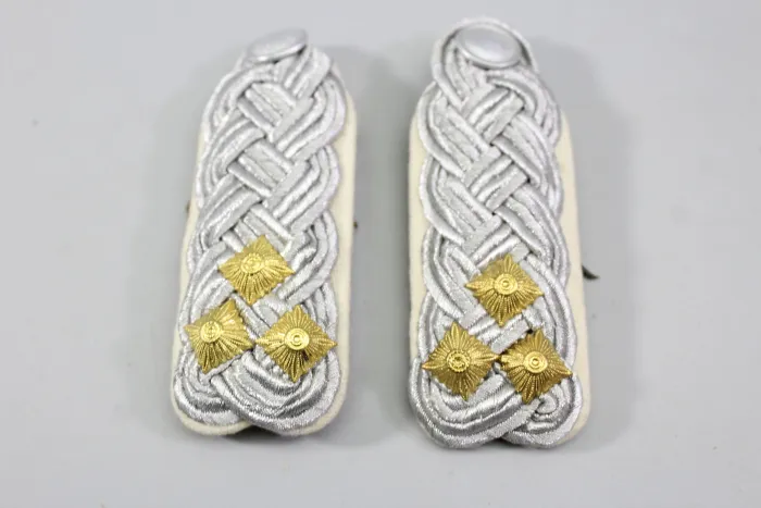 East German National People's Army (NVA) shoulder boards for a colonel of the infantry