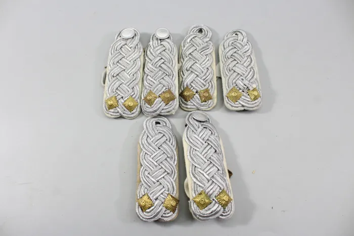 East German National People's Army (NVA) 3 pairs of shoulder boards for a lieutenant colonel