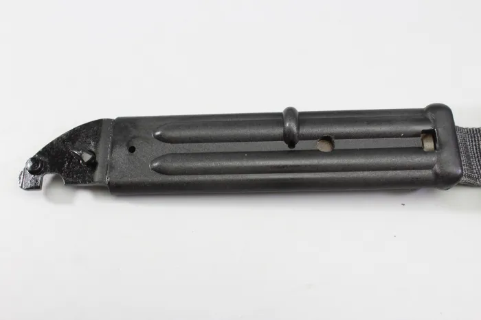 Combat knife 87, survival knife KM 87 of the National People's Army with complete survival capsule in the handle, original