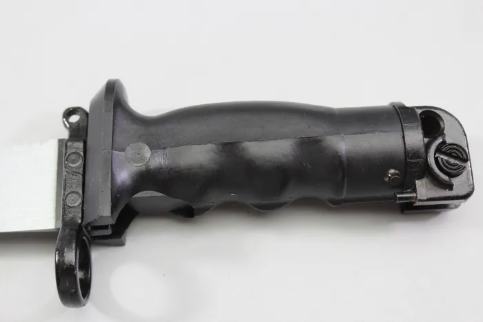 Combat knife 87, survival knife KM 87 of the National People's Army with complete survival capsule in the handle, original