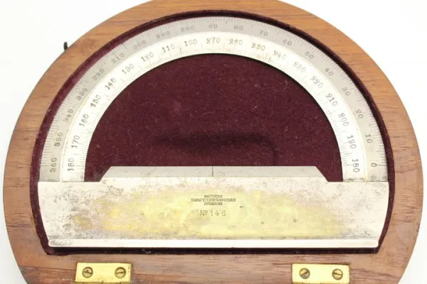 Ww2 protractor Russian for artillery, транспортир русский для артиллерии