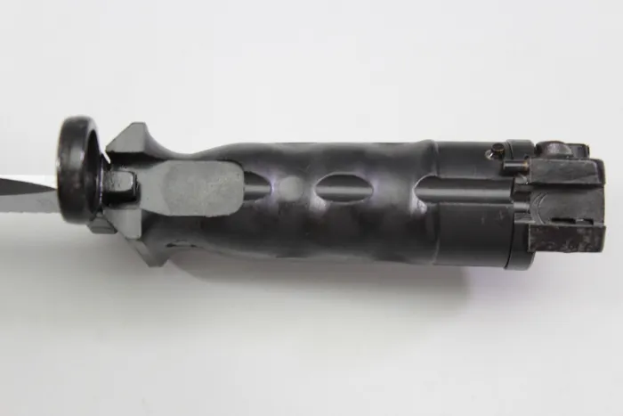 Combat knife 87, survival knife KM 87 of the National People's Army with complete survival capsule in the handle, original