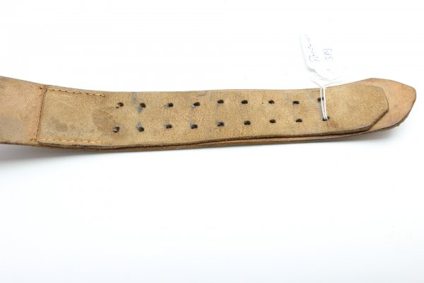 NSDAP leather belt brown and soft, length approx