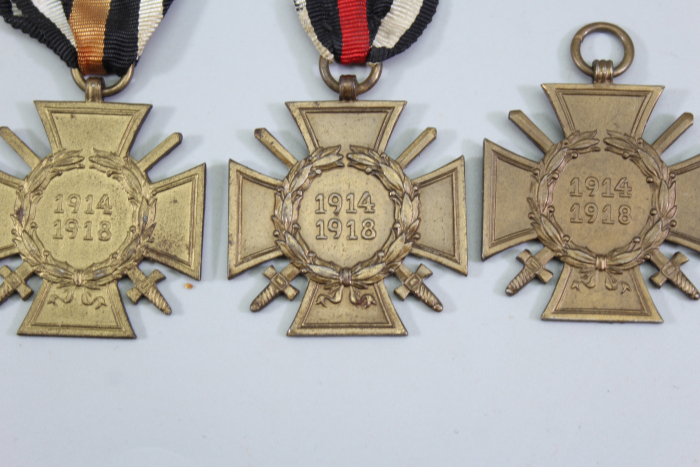 3x Ehrenkreuz für Frontkämpfer