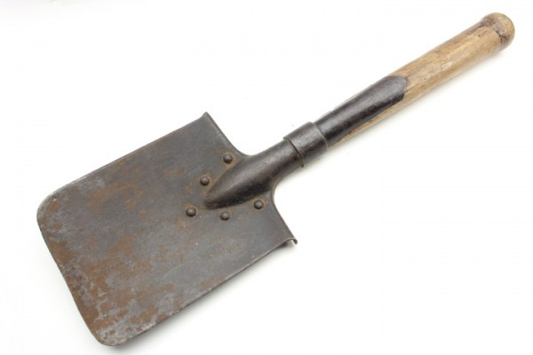Ww1 Wehrmacht Spade, Feldspade with manufacturer logo and the year 1915