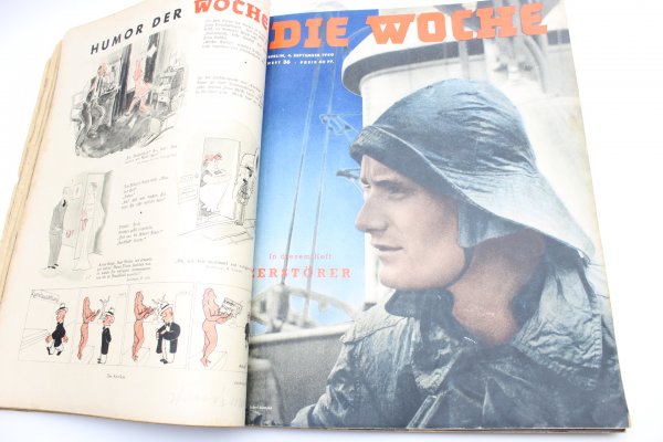 ww2 Wehrmacht newspaper the week, 9 issues bound as a book