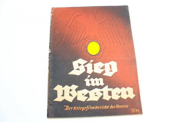 Zeitung Sieg im Westen – Kriegsberichte Feldzug in Frankreich im Jahr 1940