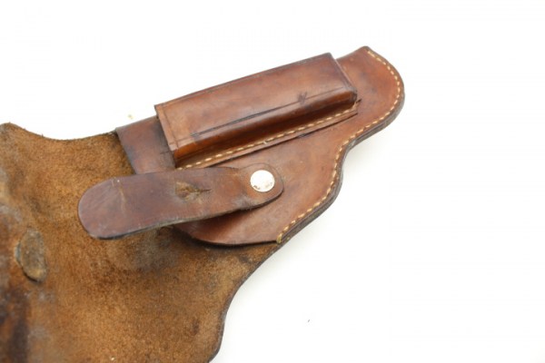 Original Luftwaffe brown pistol pouch / holster WW2