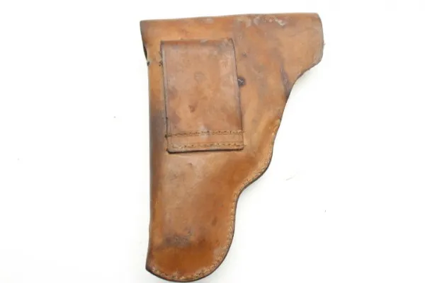 Original Luftwaffe brown pistol pouch / holster WW2