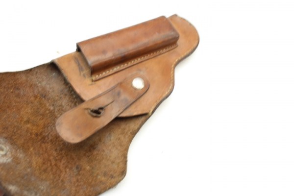 Original Luftwaffe brown pistol pouch / holster WW2