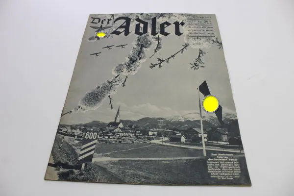 Original edition of Der Adler, issue 6