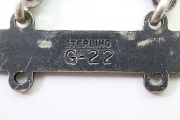 US Army Schießabzeichen original, rückseitig gestempelt, sterlingsilber