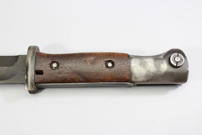 Seitengewehr k98, griechisches Model Nr. 6189, Hersteller E u. F Hörster Solingen, WAA Stempel, Jahr 1937