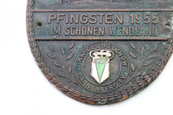 Bronze DKW Plakette 1955 Wendland DKW Club