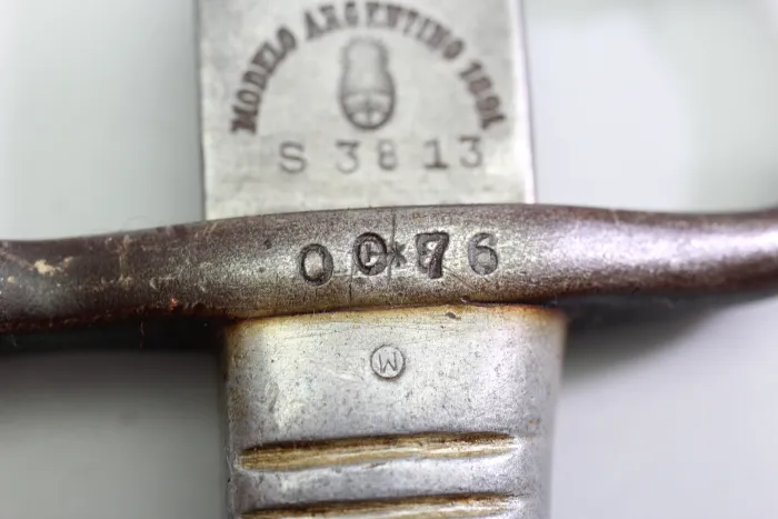 Kurze Beiwaffe - argentinisches Seitengewehr Modell 1891 WKC