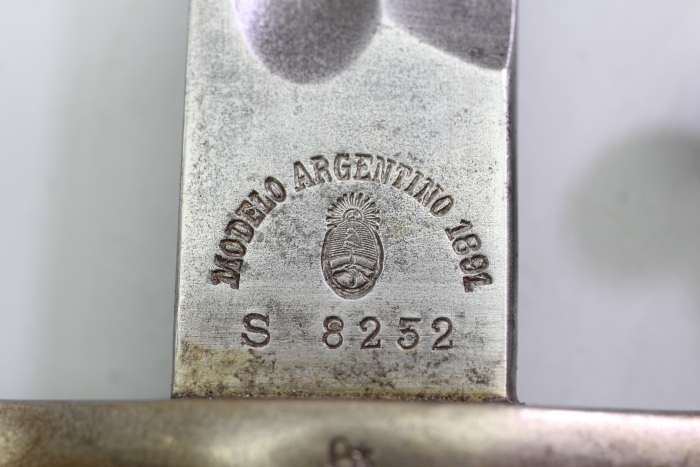 Infanterie Seitengewehr 1891 argentinisch Hersteller WKC Solingen