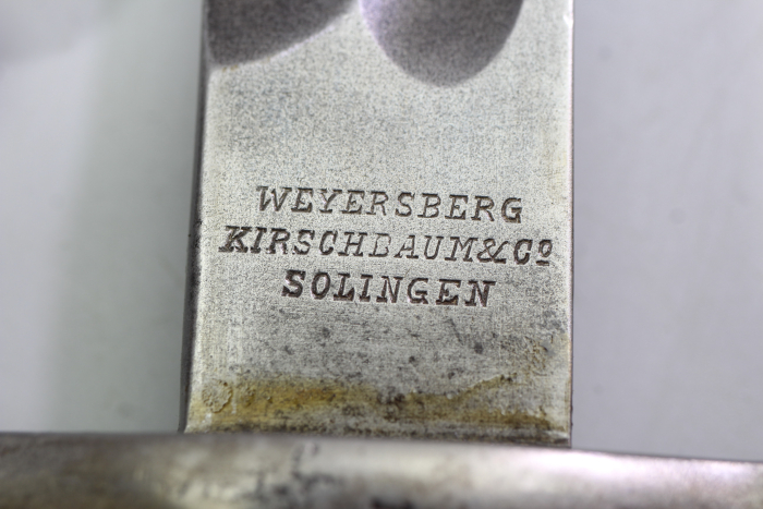 Infanterie Seitengewehr 1891 argentinisch Hersteller WKC Solingen