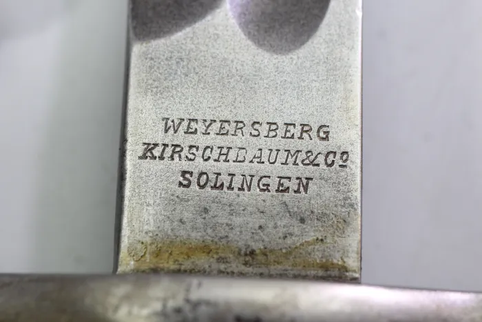 Infanterie Seitengewehr 1891 argentinisch Hersteller WKC Solingen