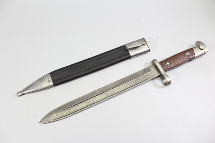 Prussian Model 71/84 Bayonet (Imperial Era) with Unit Markings – 1889 Arsenal Issue – Maker: WKC