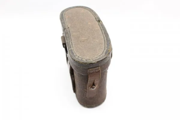 War replacement material Linen quiver for binoculars Emil Buch Rathenow with insert