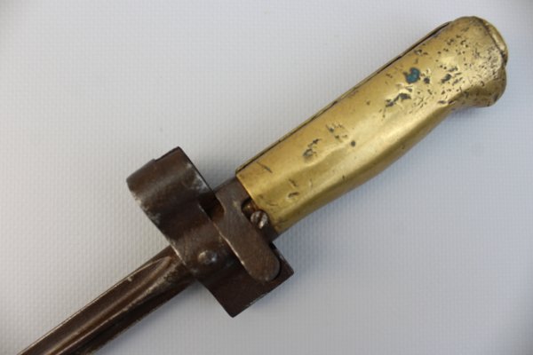 France, Lebel bayonet model 1886-15 with brass grip