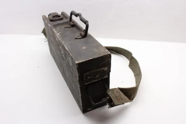 MG ammunition box / belt box WaA and manufacturer, year and inscription