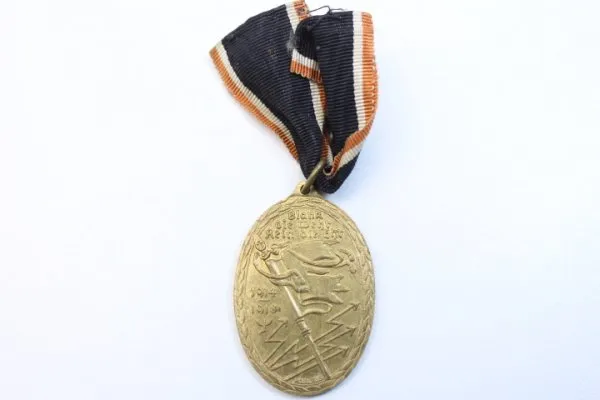 Kriegsdenkmünze - Kyffhäuser Medaille "Blank die Wehr-rein die Ehr 1914-1918"