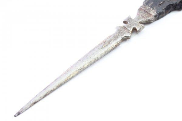 Patriotic letter opener made of shrapnel