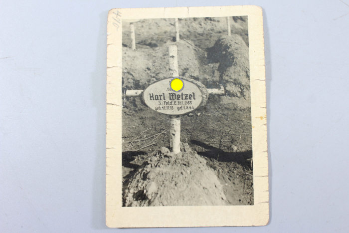 Collection of documents relating to *Feldwebel* Karl Wetzel – Killed in action 1944