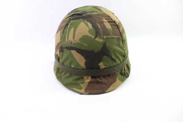 US M1 helmet outer shell with Dutch camouflage cover