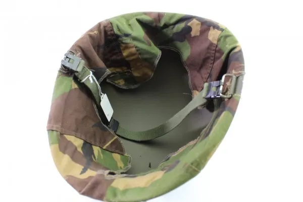 US M1 helmet outer shell with Dutch camouflage cover