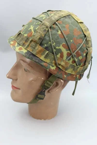 Steel helmet BW with camouflage fabric cover