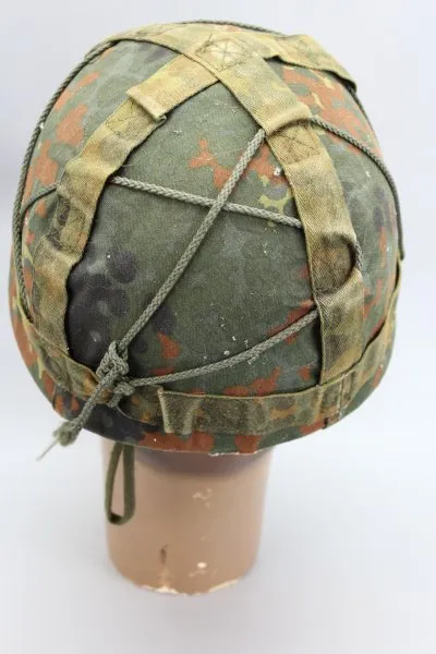 Steel helmet BW with camouflage fabric cover