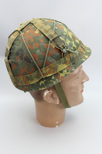 Steel helmet BW with camouflage fabric cover