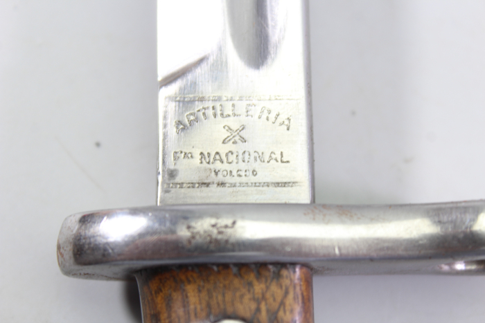 Spanish Artillery Bayonet Model M1913 Long Variant in Excellent Condition