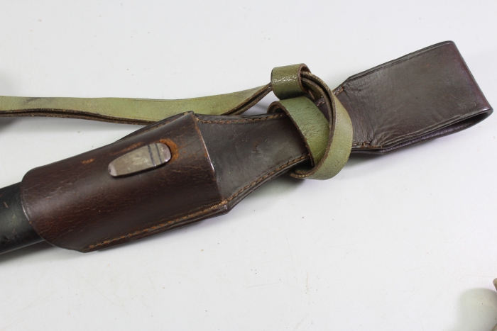 Originales Wehrmacht Extra-Seitengewehr K98 Lang für Offiziere Hirschhornschalen Hersteller Otto Bröhmer Jr. Wolfenbüttel