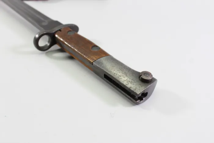 Langes Bajonett FN Mauser 98/24 Belgien mit Koppelschuh