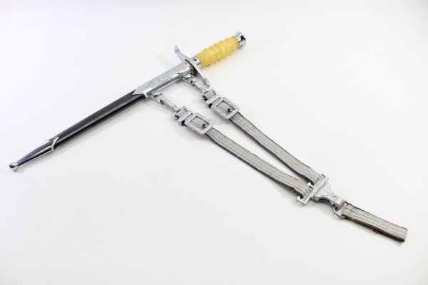 DDR NVA Mühlenhausen Ehrendolch für Offiziere, NVA Dolch LA / LU mit Gehänge