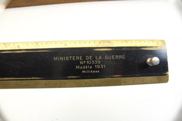French aircraft table Alidade, Ministre DE LA GUERRE MODEL 1931, MG No. 10776