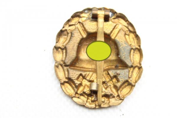 Wound badge in gold, collector's item