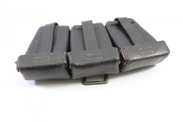 Cartridge pouch 3 compartments for K98 carbine, stamped manufacturer afg 1943