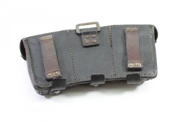 Cartridge pouch 3 compartments for K98 carbine, stamped manufacturer afg 1943