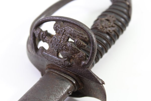 IOD Infanterie Offiziersdegen mit Prunkgefäß Offiziere (IOD) M1889 J.A. Henkels Zwillingwerke