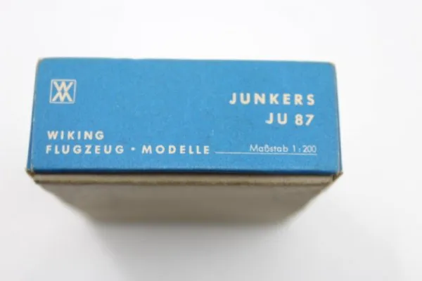 Airplane Wiking Junkers JU 87, scale 1: 200, Wiking Modellbau / Berlin, around 1960 in a box